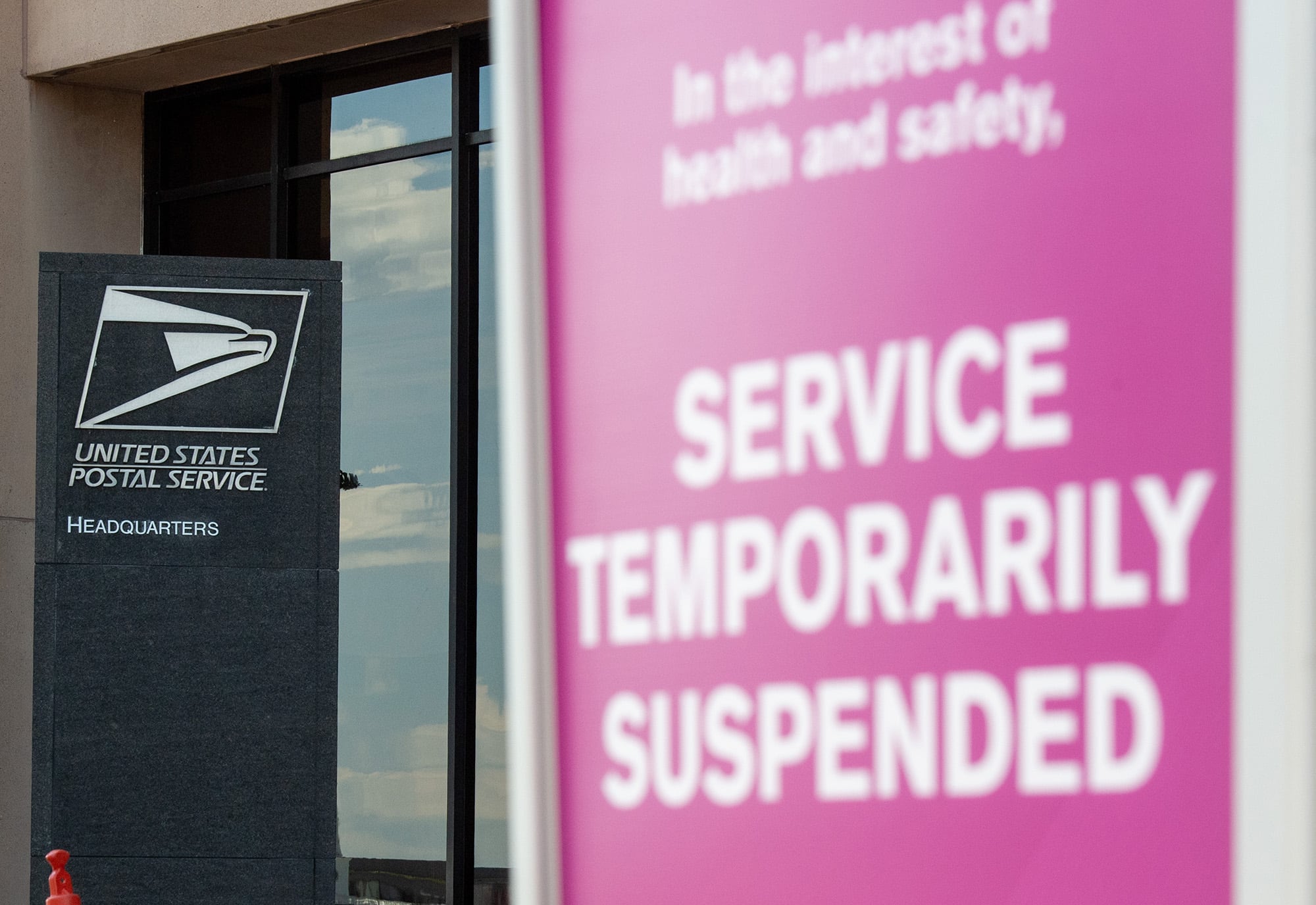 The headquarters of the United States Postal Service (USPS) is seen in Washington on Aug. 18, 2020.